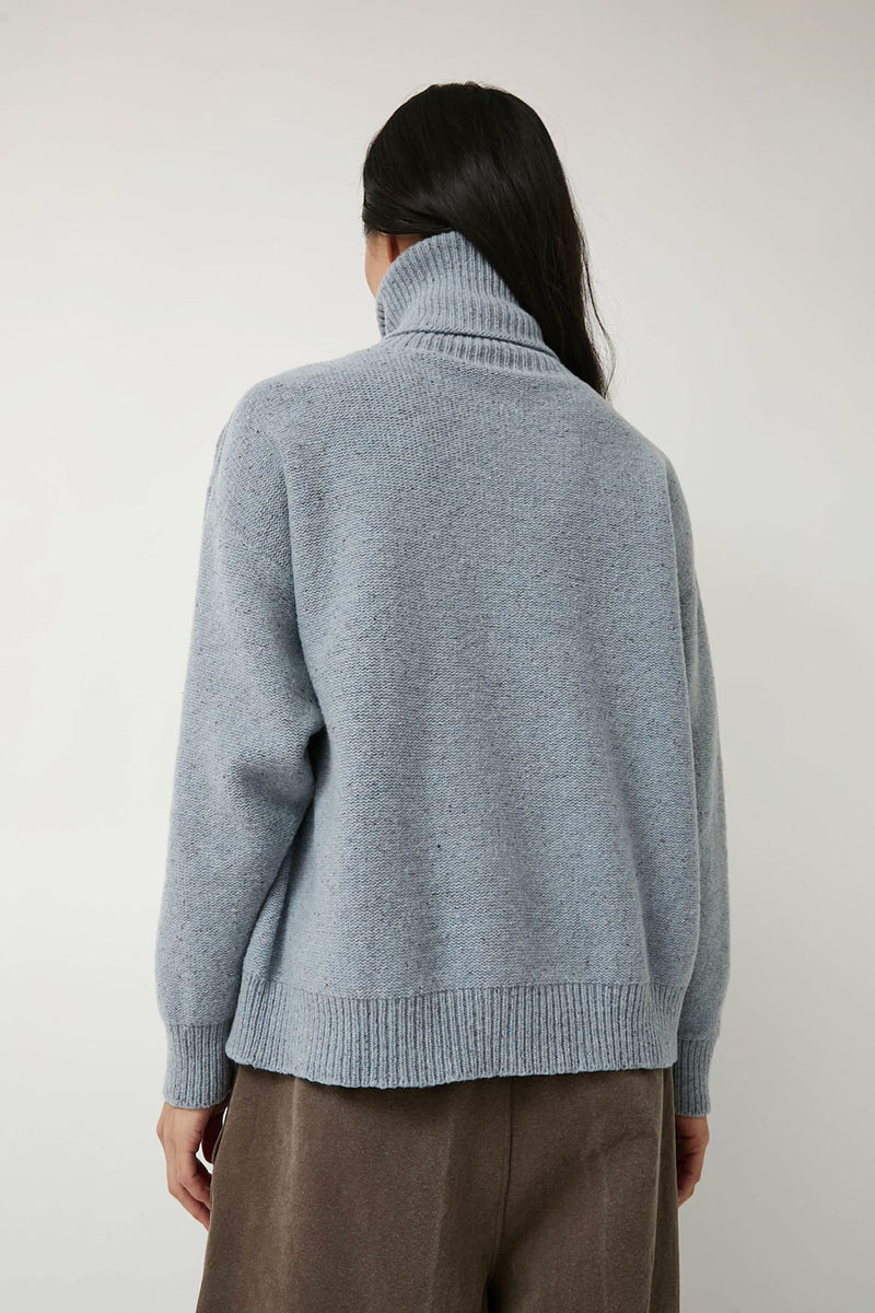 Baserange Mea Turtleneck in Ocean