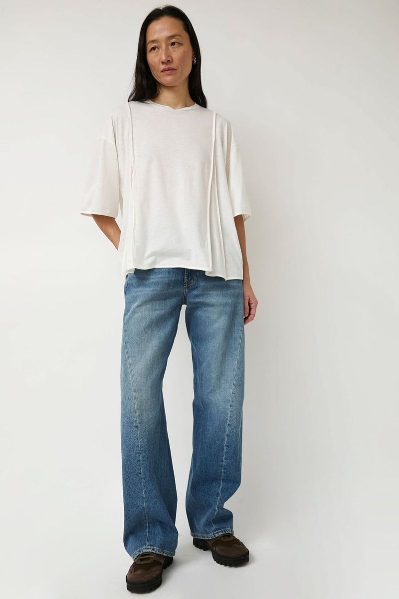 Baserange Mul Tee Shirt in Off White