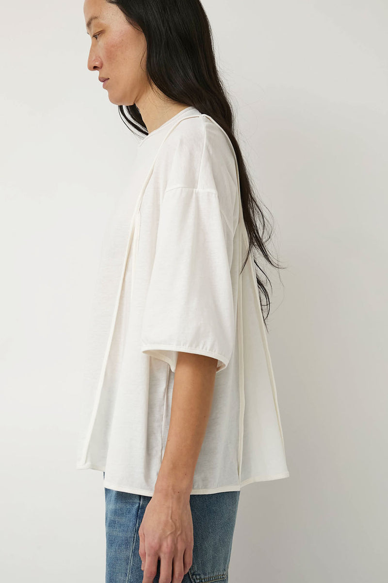 Baserange Mul Tee Shirt in Off White