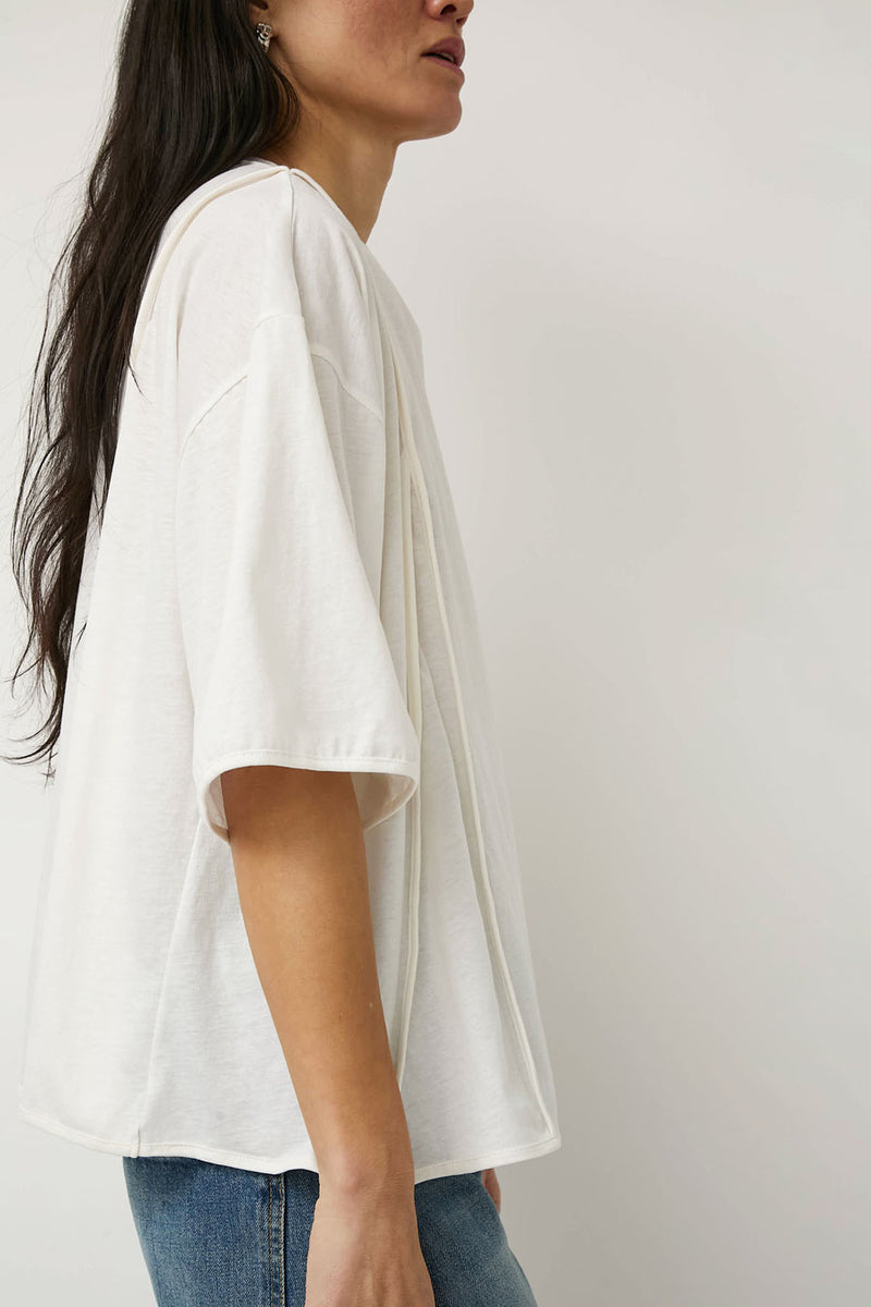 Baserange Mul Tee Shirt in Off White
