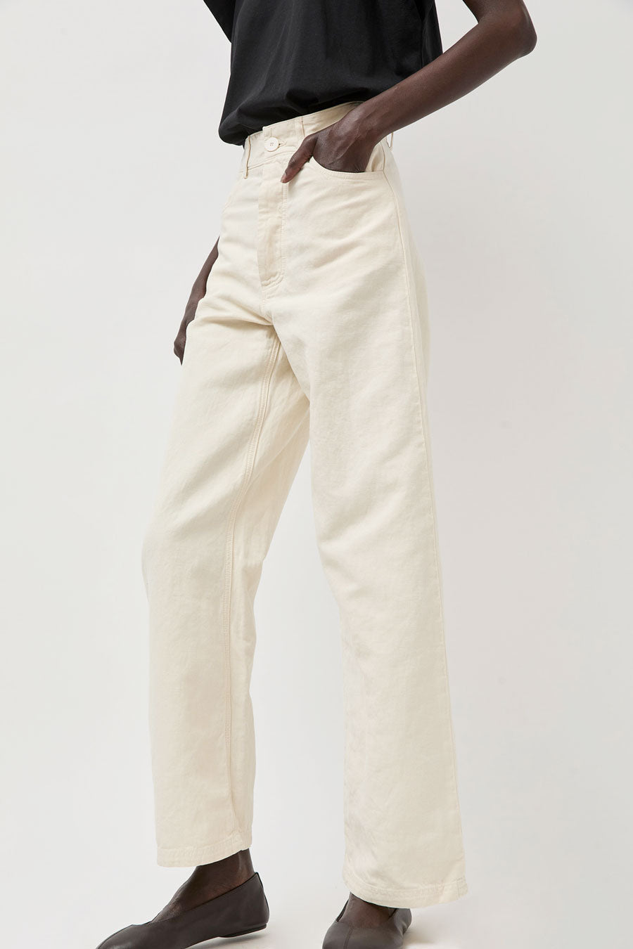 Baserange Navalo Pants in Undyed