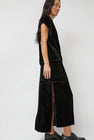 Baserange Olin Skirt in Black Velvet