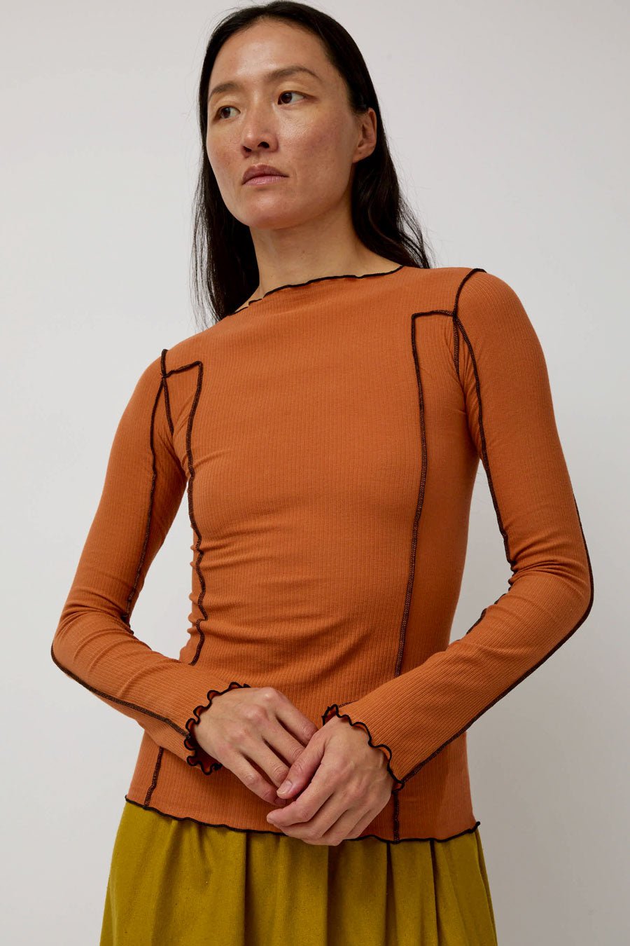 Baserange Omato Long Sleeve in Dre Orange