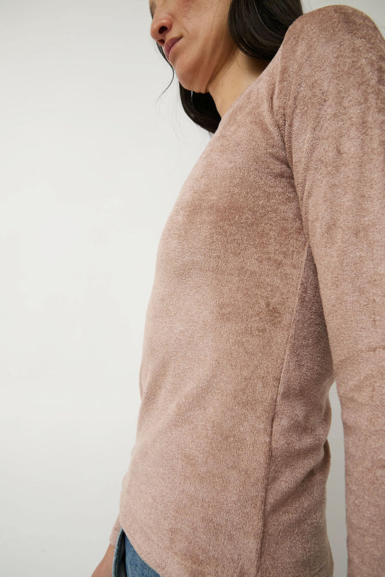 Baserange Omo Long Sleeve Tee in Alba Brown – No.6 Store