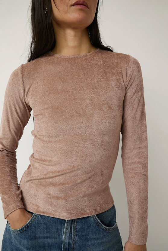 Baserange Omo Long Sleeve Tee in Alba Brown – No.6 Store