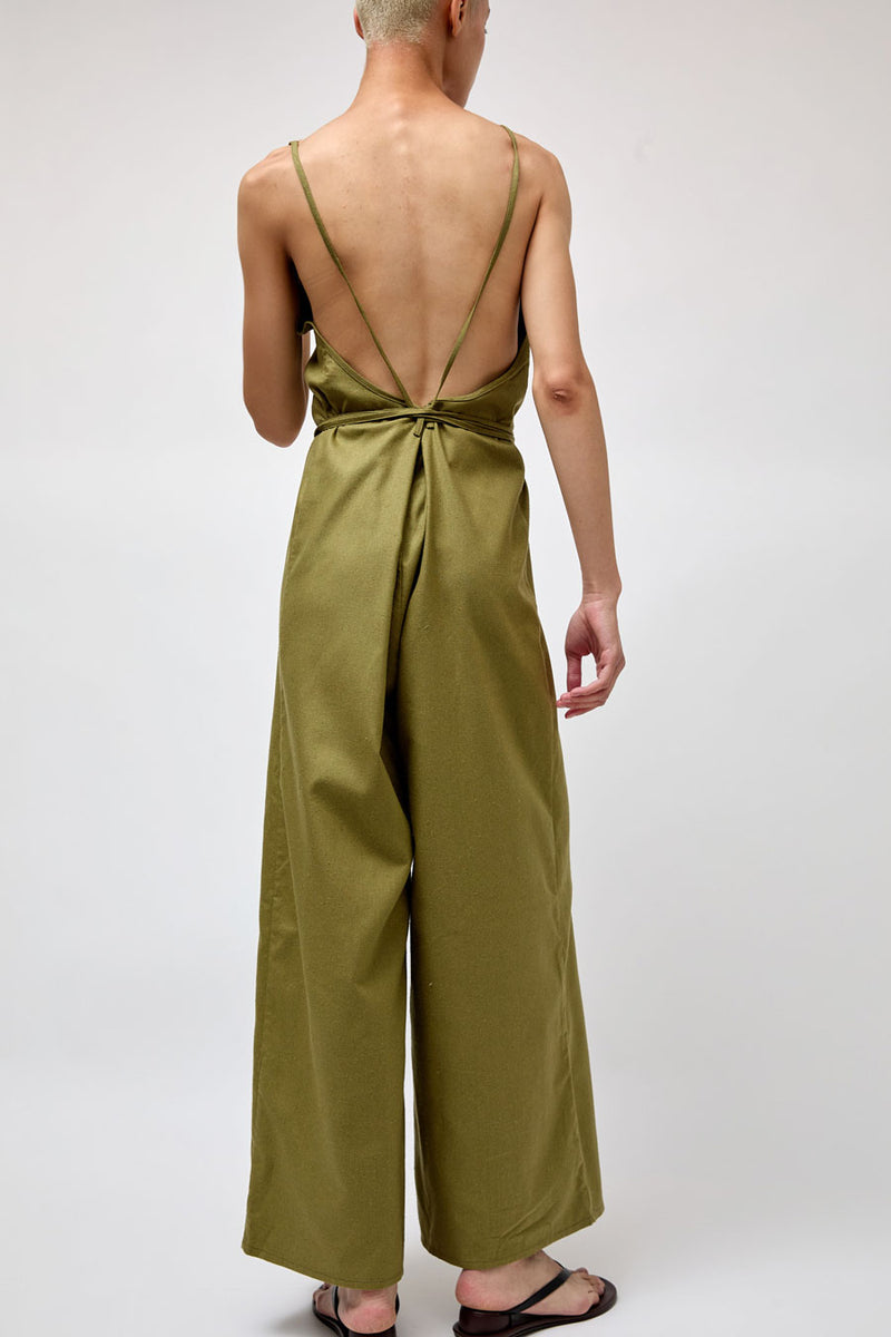 Baserange Otay Jumpsuit in Lua Green