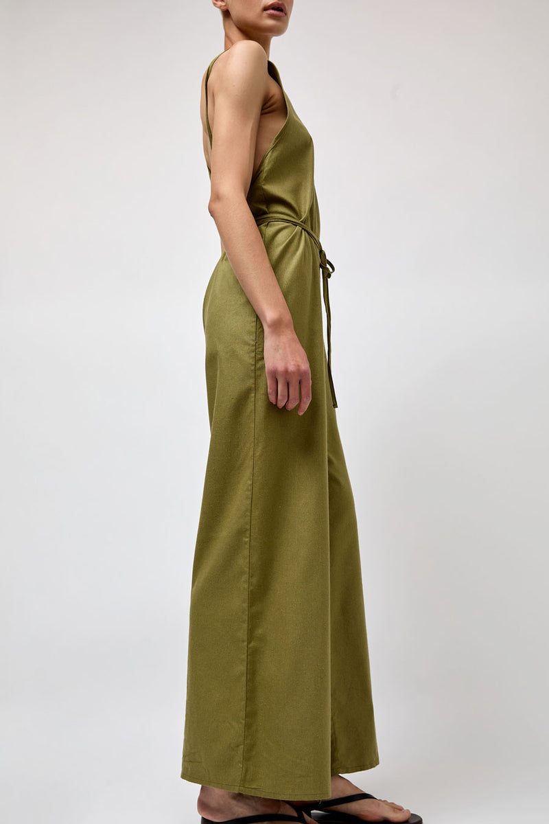 Baserange Otay Jumpsuit in Lua Green