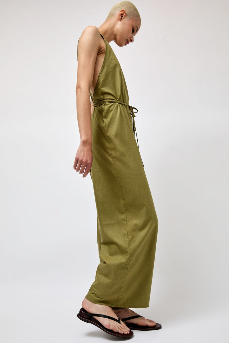 Baserange Otay Jumpsuit in Lua Green
