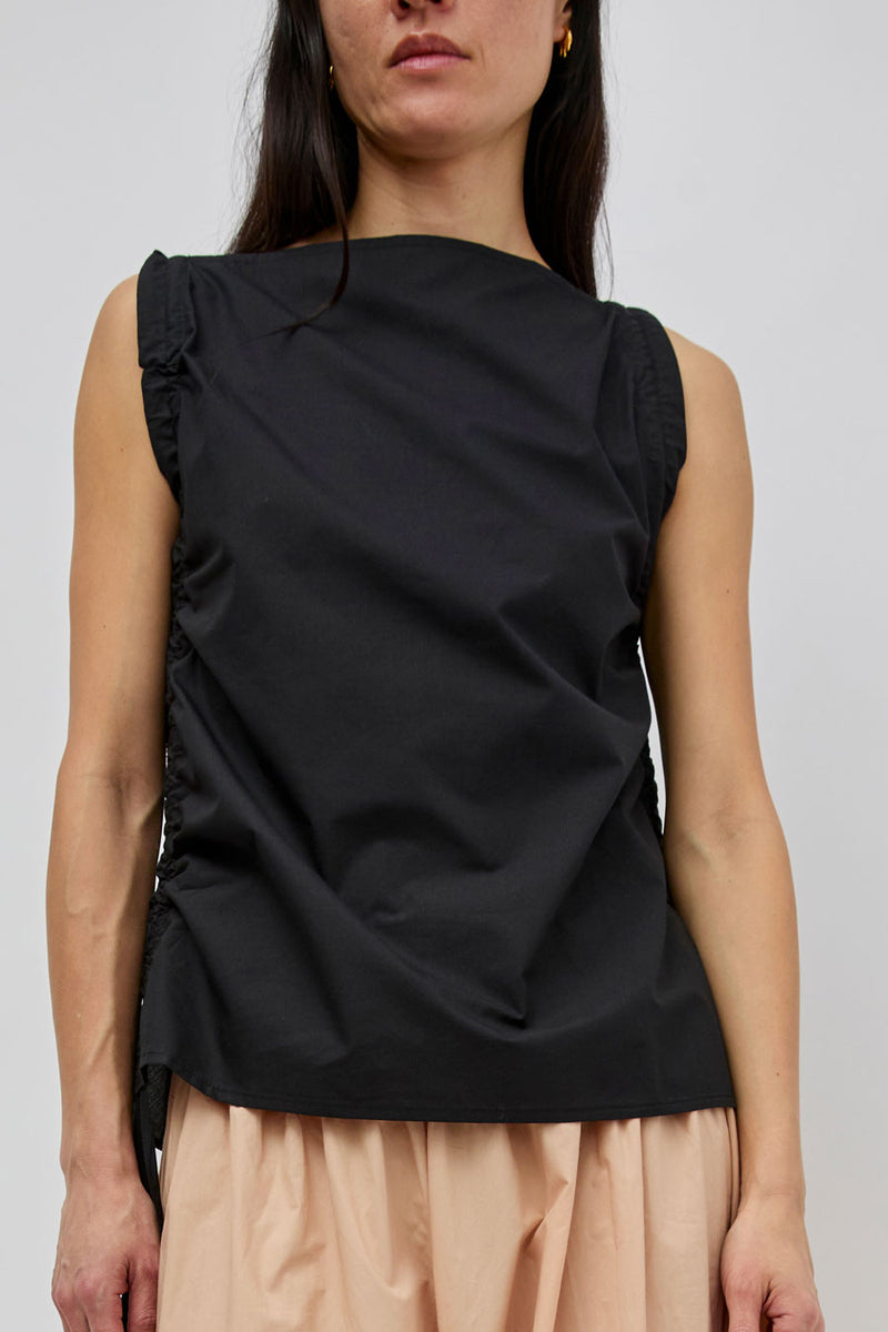 Baserange Pictorial Top in Black