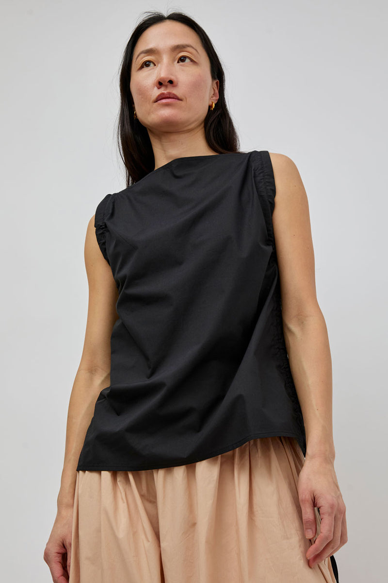 Baserange Pictorial Top in Black