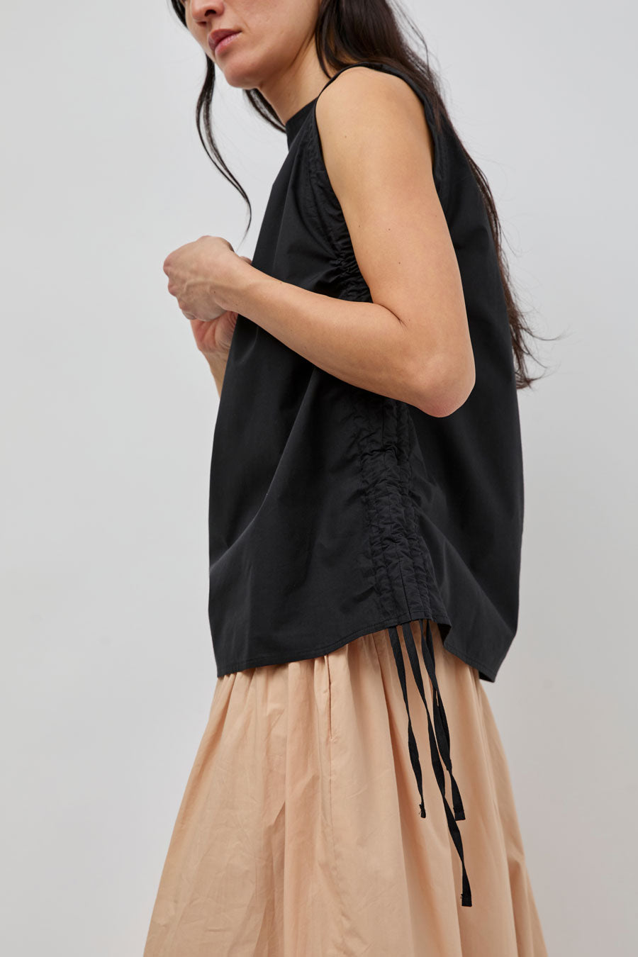 Baserange Pictorial Top in Black