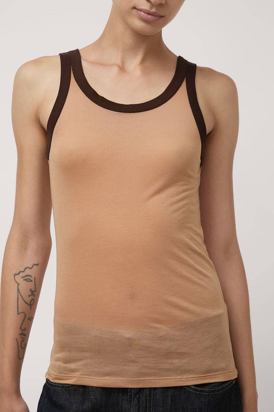 Baserange Racer Tank in Aural Tactile