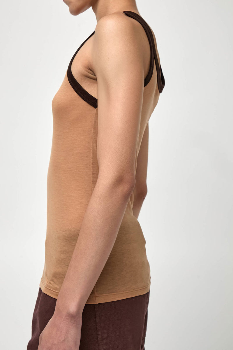 Baserange Racer Tank in Aural Tactile