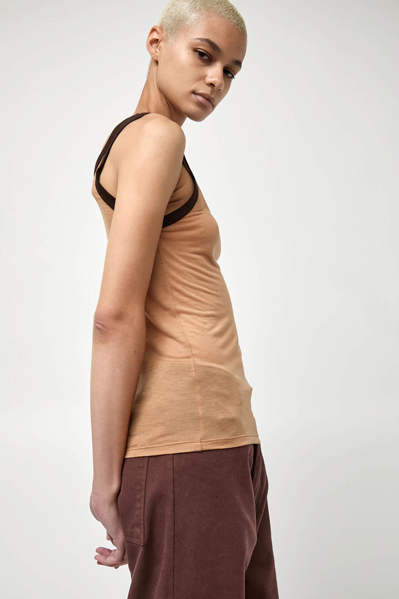 Baserange Racer Tank in Aural Tactile