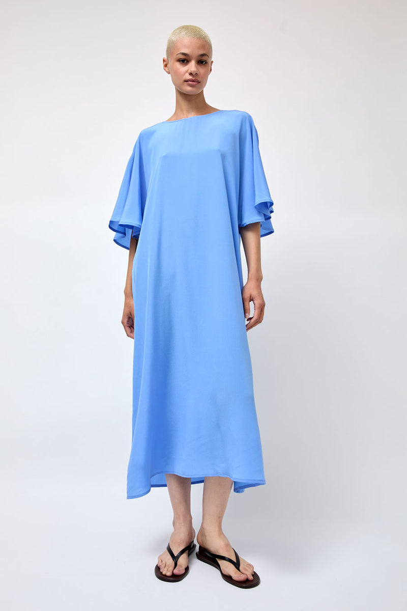 Baserange Rene Dress in Calder Blue