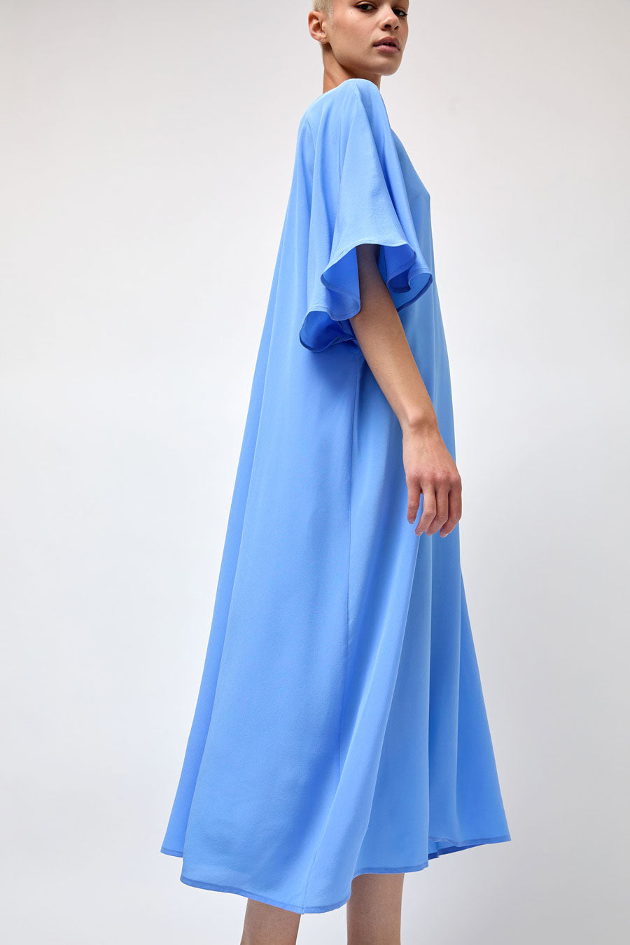 Baserange Rene Dress in Calder Blue