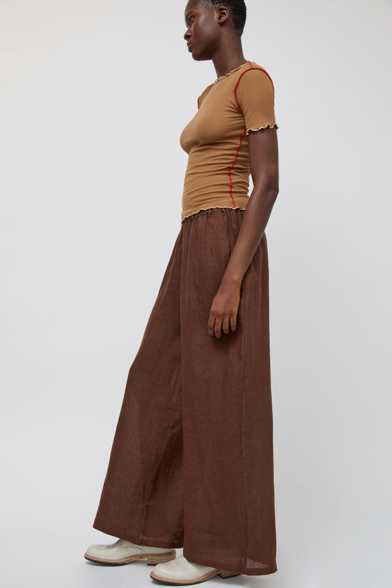 Baserange Sepia Pants in Bakke Brown