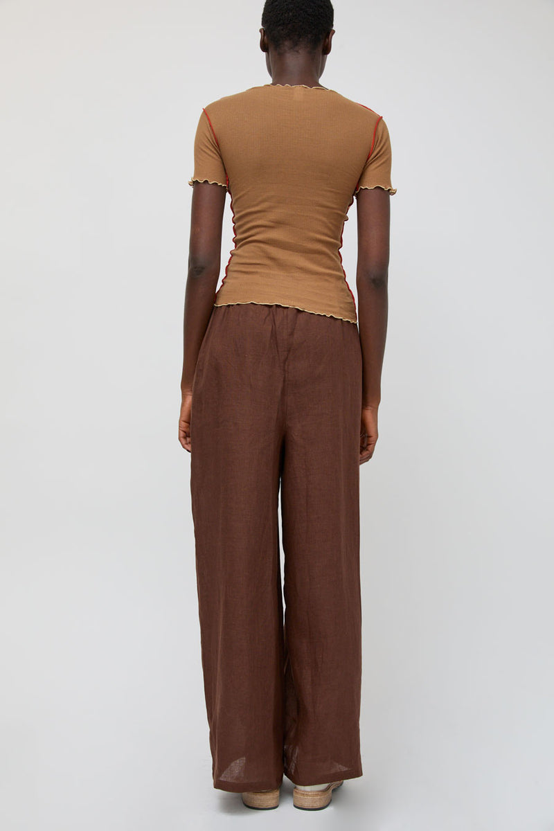 Baserange Sepia Pants in Bakke Brown