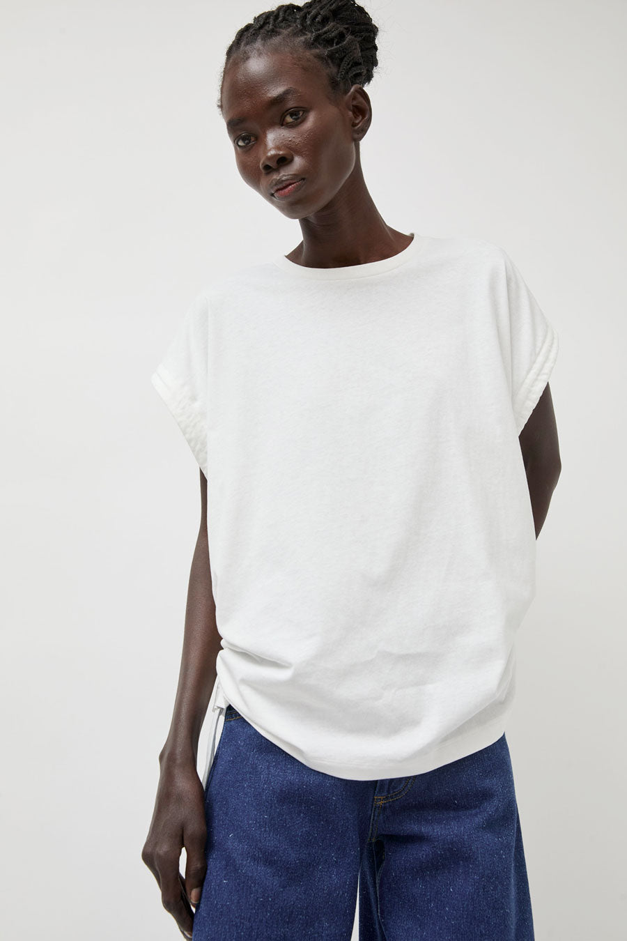 Baserange Stele Tank in Off White