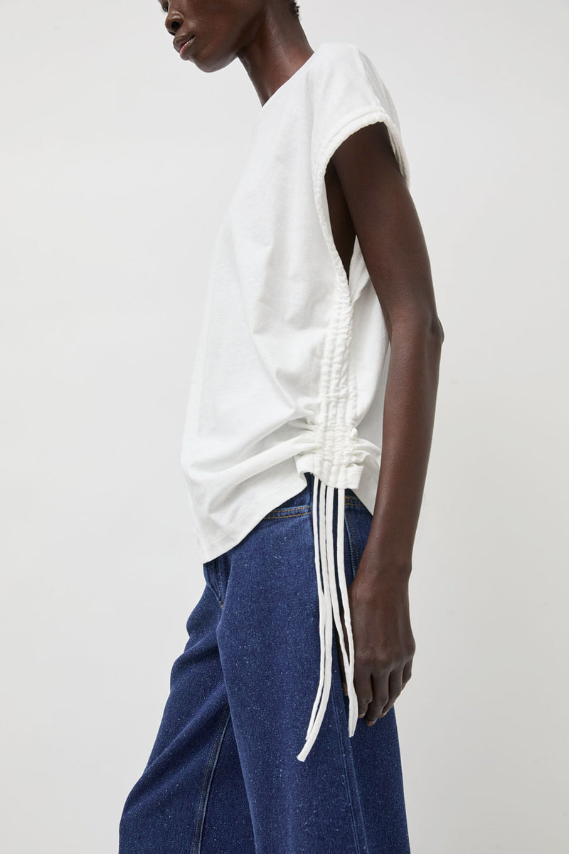 Baserange Stele Tank in Off White