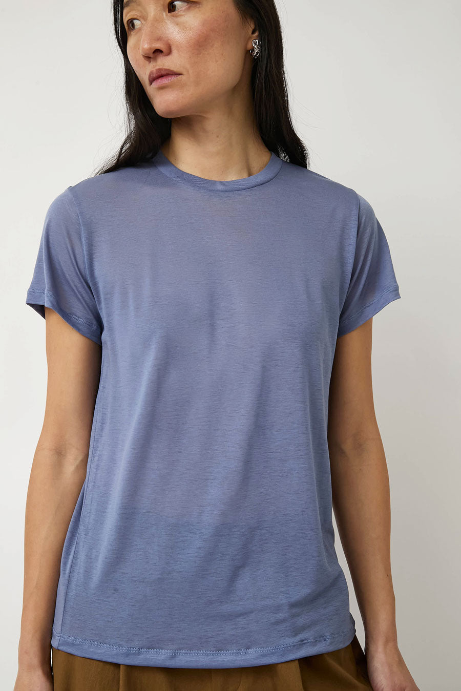 Baserange T-Shirt in Koel Blue