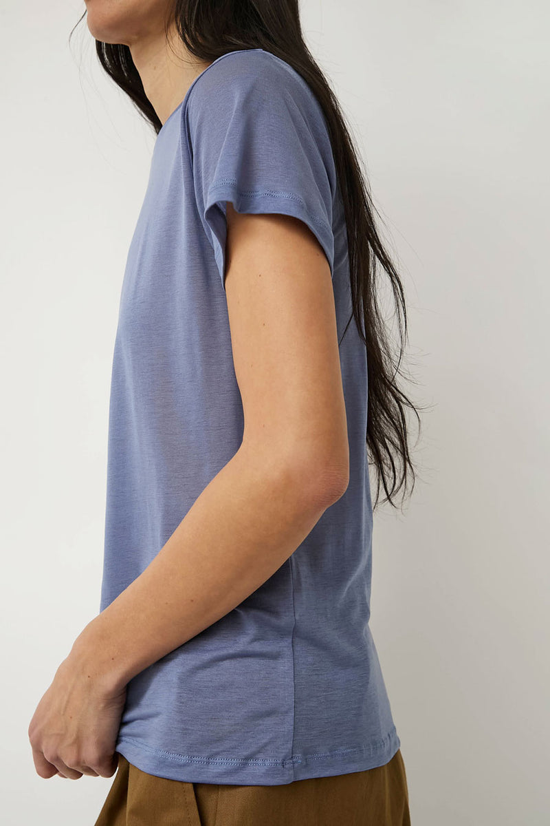 Baserange T-Shirt in Koel Blue