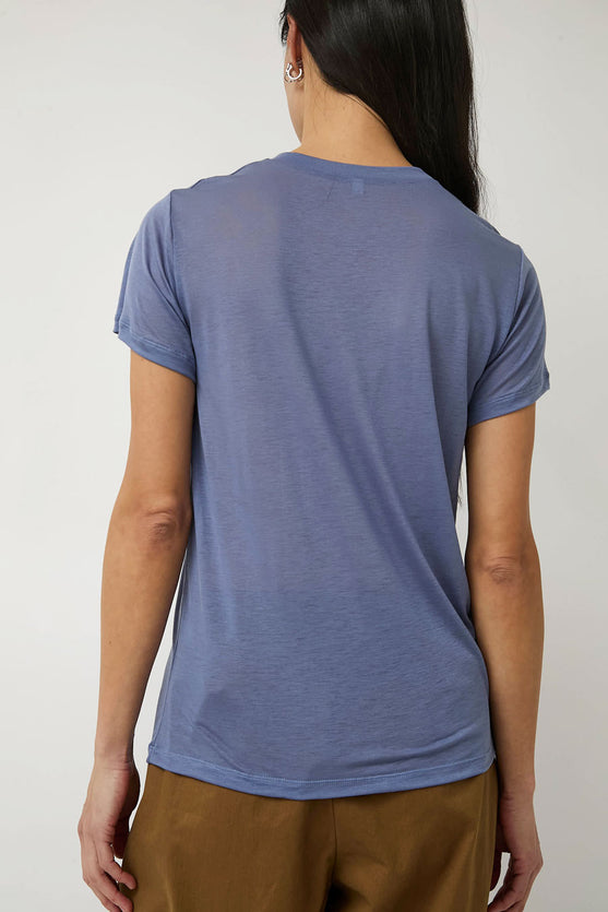 Baserange T-Shirt in Koel Blue – No.6 Store