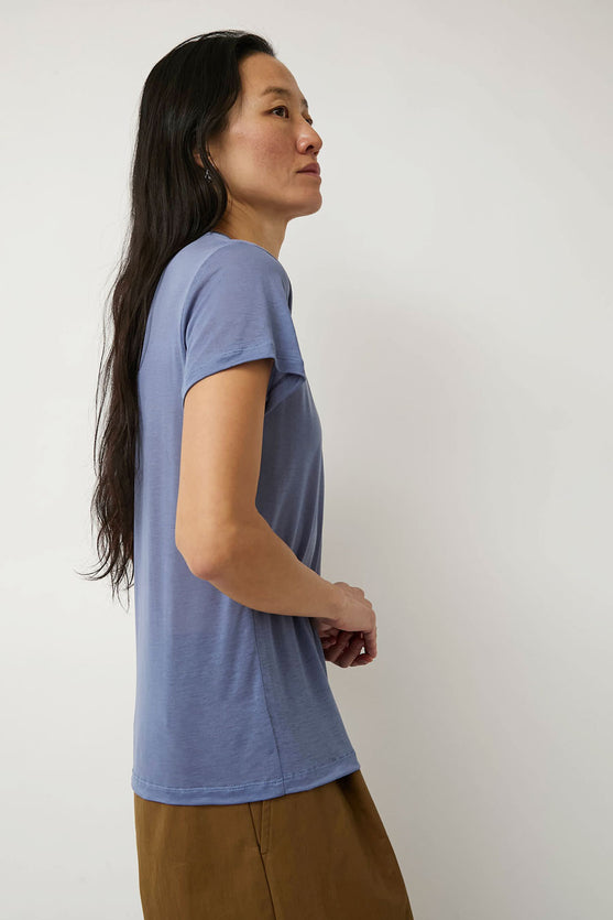Baserange T-Shirt in Koel Blue – No.6 Store
