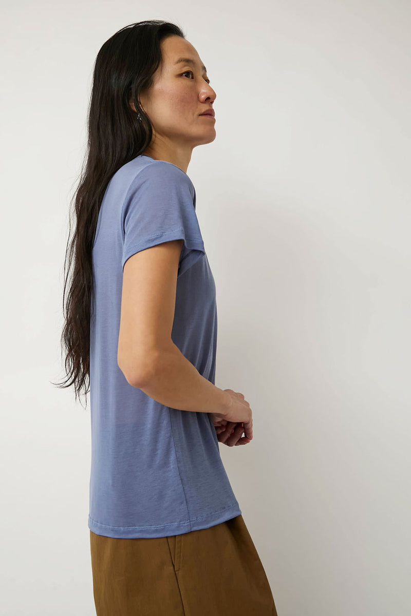 Baserange T-Shirt in Koel Blue
