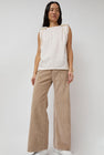 Baserange Tajo Wide Pants in Sand