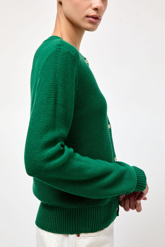 Baserange Tier Cardigan in Calla Green – No.6 Store