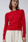 Baserange Tier Sweater in Melograno Red