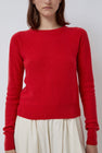 Baserange Tier Sweater in Melograno Red
