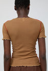 Baserange Vein Tee Shirt in Alamillo Brown