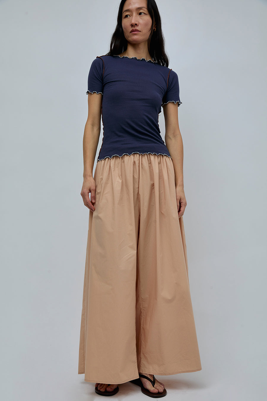 Baserange Cable Pants in Andradita Sand