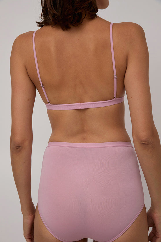 Baserange Highwaist Bell Pant in Doro Pink