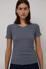 Baserange Iso Top in Dark Denim