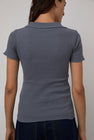 Baserange Iso Top in Dark Denim