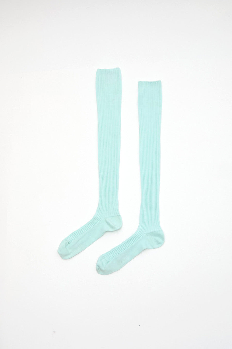 Baserange Overknee Socks in Lagoon Blue