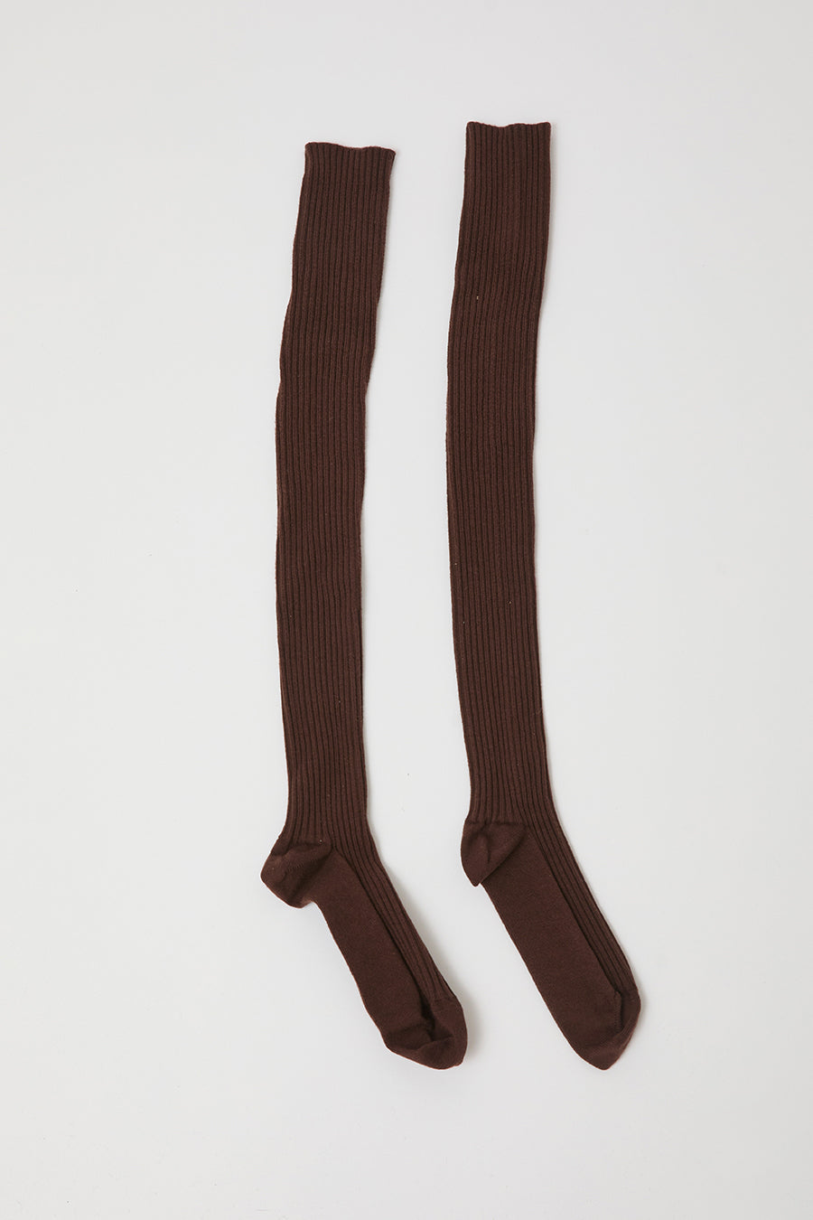 Baserange Overknee Socks in Orta Brown