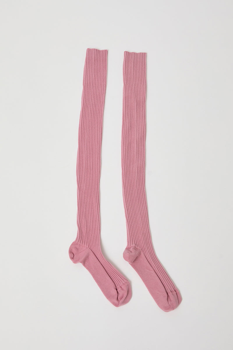 Baserange Overknee Socks in Vie Pink