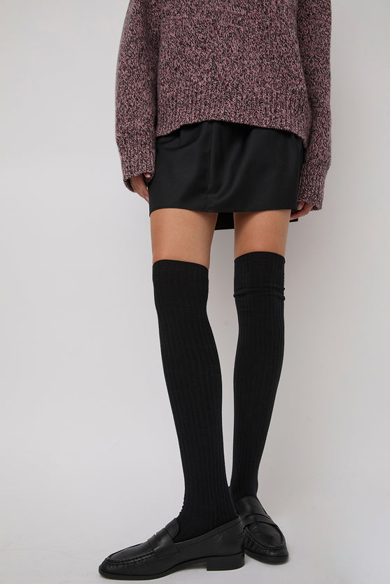Baserange Overknee Socks in Black