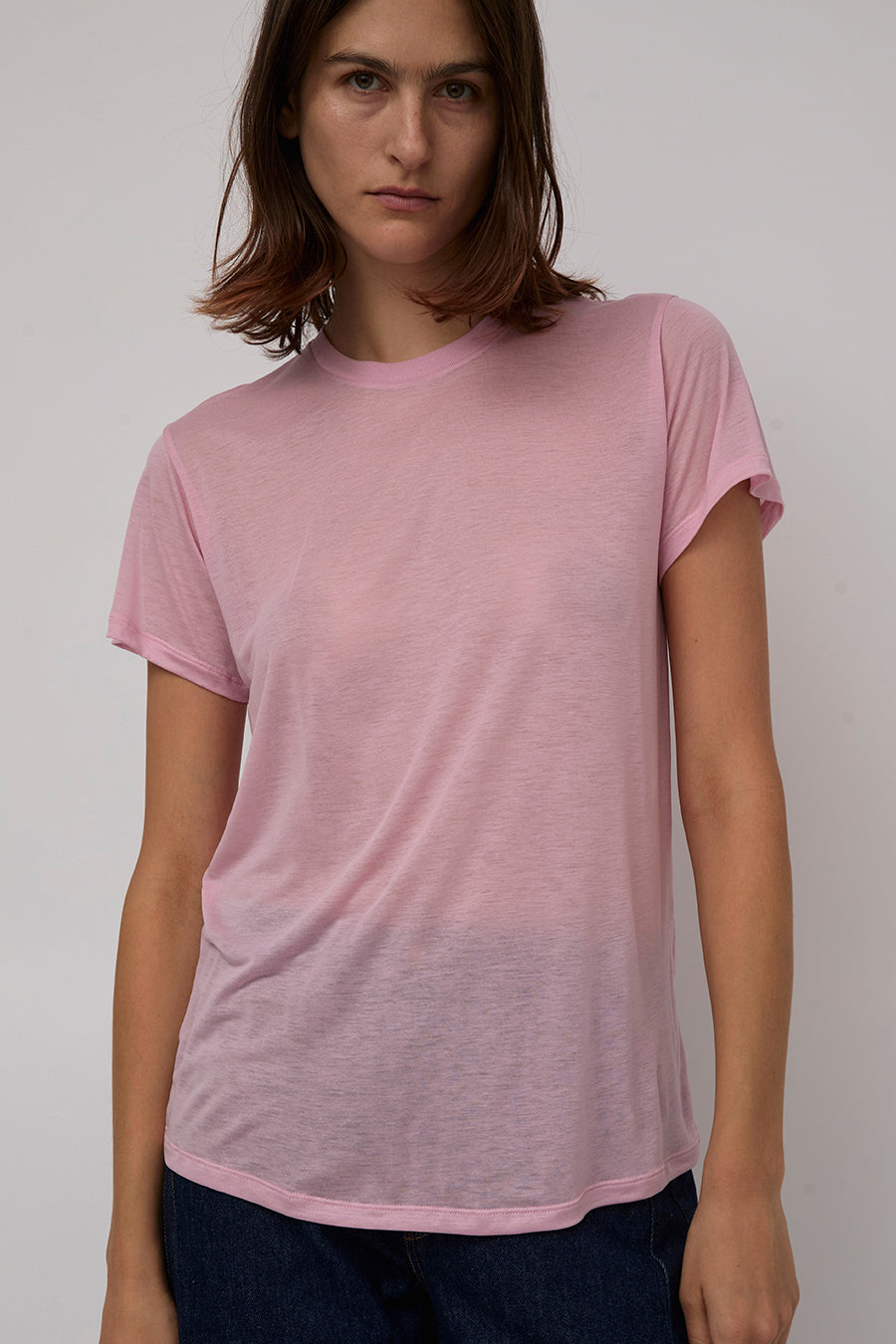 Baserange Tee Shirt in Doro Pink