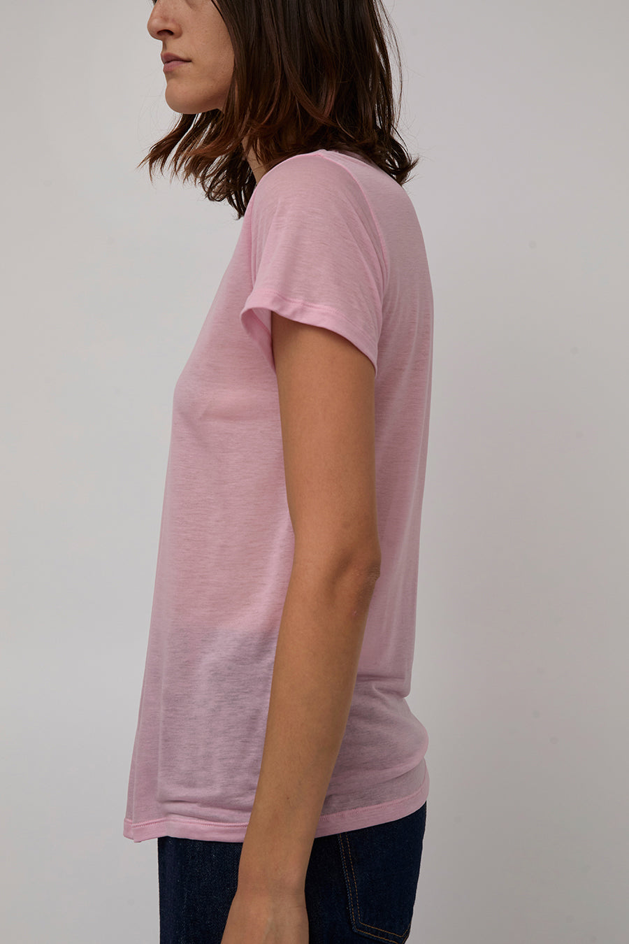 Baserange Tee Shirt in Doro Pink