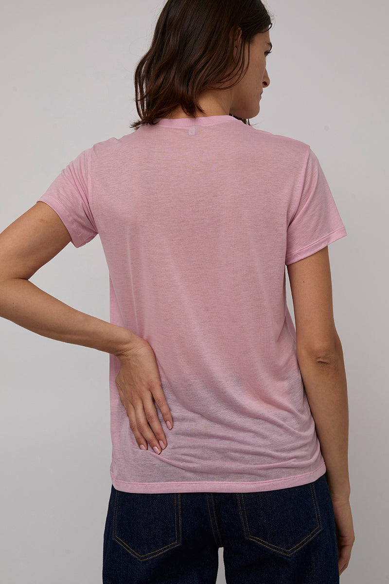 Baserange Tee Shirt in Doro Pink