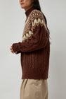 Batoner Nordic Mohair Turtleneck in Brown