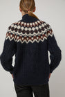 Batoner Nordic Mohair Turtleneck in Navy