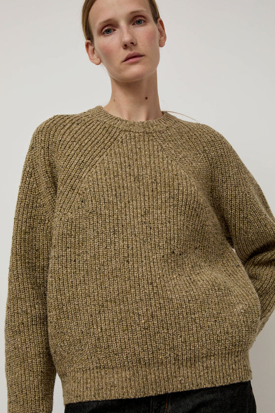 Olive crewneck hotsell