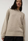 Batoner Washed High Count Linen Long Sleeve Crew Neck in Natural