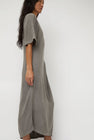 Black Crane Greek Dress in Dark Stone